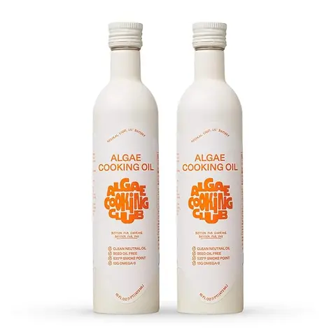 Chef-Grade Algae Cooking Oil - Pure Culinary Oil with 13g Omega-9, High Smoke Point 535°F, Heart Healthy, Versatile for Any Kitchen