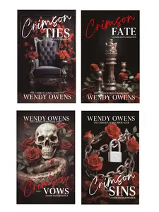 The Crimson Series A Spicy Dark Mafia Romance (4 book series): Crimson Ties, Fate, Vows, Sins (Paperback)