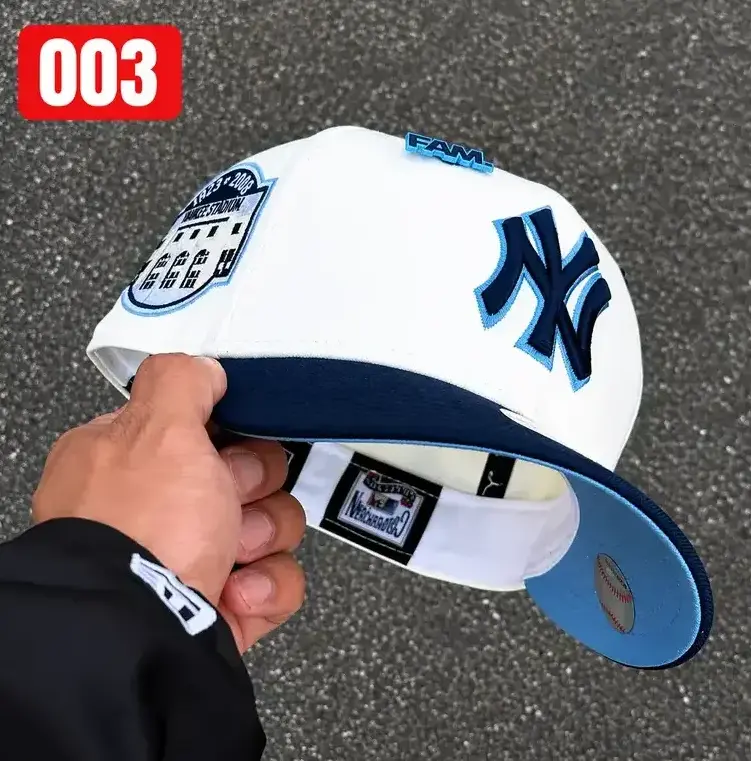 New Era 9FORTY A-Frame Snapback Hat – NY Yankees White & Red MLB Baseball Cap