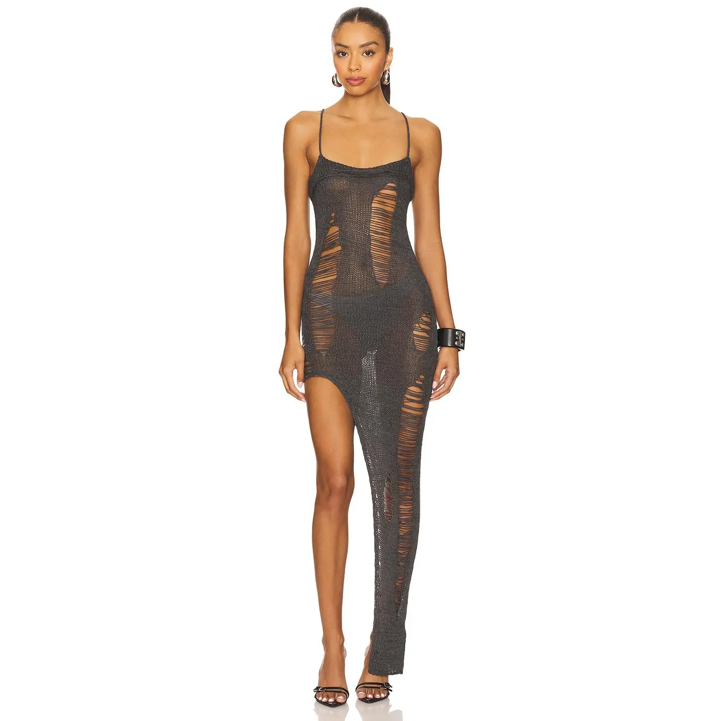 Jaded London Laddered Knit Bandeau Dress in Grey - TikTok Shop Jaded London Laddered Knit Bandeau Dress in Grey - TikTok Shop