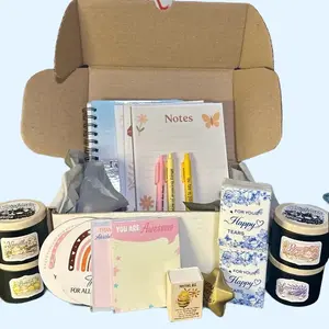 Full Reset Self Care Box | Complete Care Package | Planner, Candles & Stress Relief Set