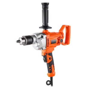 Drill Mixer, 1/2 inch Corded Electric Drill Mixer Set, 0-850RPM 5.4A Mixing Drills, Mixing Drills Machine with D-Handle for Drilling & Blending, Handheld Cement Mixers for Fodder, Paint, Cement