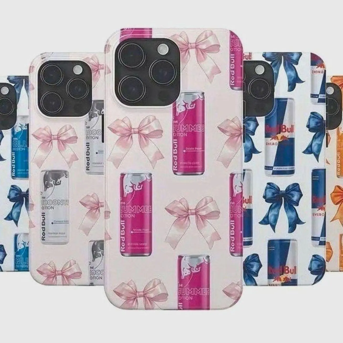 5 Design Redbull Phone Case, Redbull Energy Drink Tough Phone Case, For iPhone & Samsung, Accessories Protection Durable Shockproof fashionable mobile