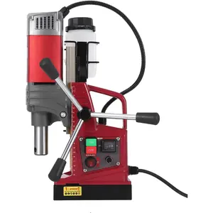 Mag Drill Press, Portable Magnetic Drill Press with 1.57" Boring Diameter, 1550w 3147 Lbf/14000n 750 RPM Power Mag Force Electric Drilling Machine for Metal Surface