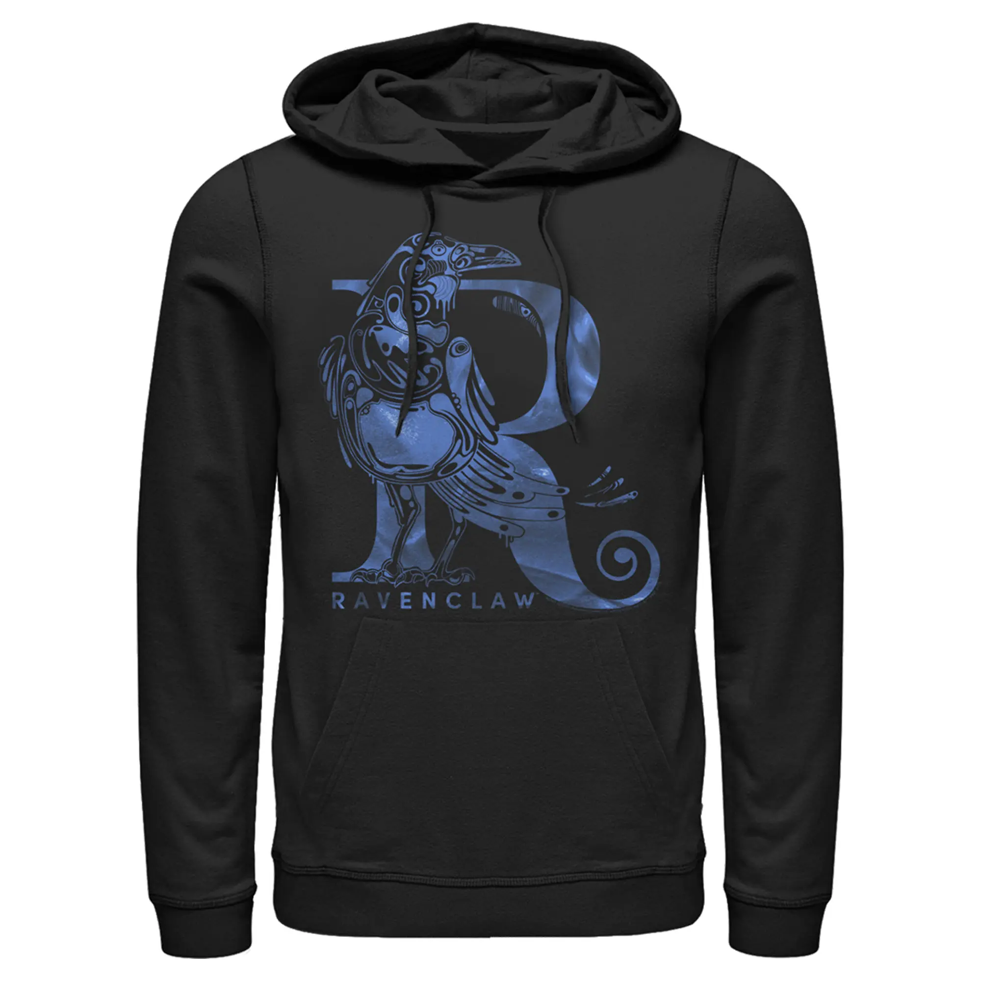 Men's Harry Potter Ravenclaw R Logo Pull Over Hoodie