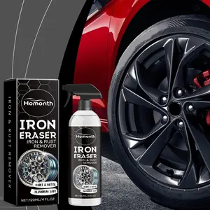 Car Rust Remover Cleaner, Effective Car Cleaning Agent, Removes Dirt and Grime, Restores Tire Appearance, Ideal for Automotive Maintenance