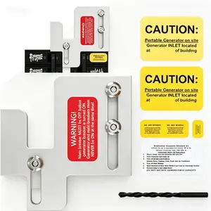 Professional Grade Interlock Kit, Compatible with Eaton BR Series Panels, 150 & 200 Amp, 1 1/4 to 1 7/16 Inch Spacing Between Main Breaker and Branch Breaker, No Glue Needed, Reusable, for Residential Panels