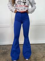 Royal Blue Fiona Flares