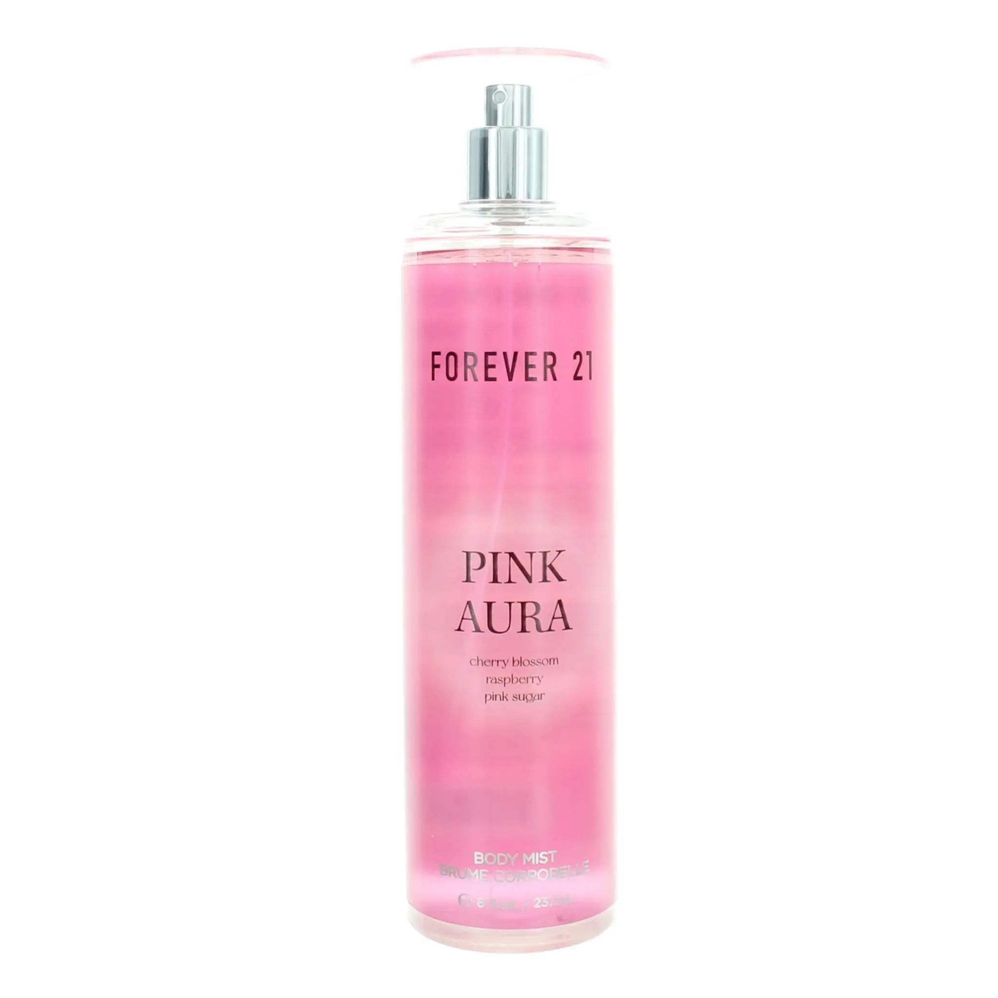 Forever 21 Pink Aura 8.0 Body Mist Spray L (127397) - USA Sourced, 24pcs ByBox, Bottle, No