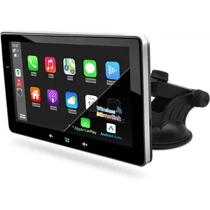 2024 Portable Car Radio | 7" Wireless Apple Carplay & Android Auto Stereo with Bluetooth
