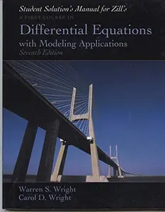 USED-Student Resource and Solutions Manual for Zill’s First Course in Differential Equations with Modeling Applications, 7th (Student Solutions Manual for Zill's) by Warren S Wright (Paperback)