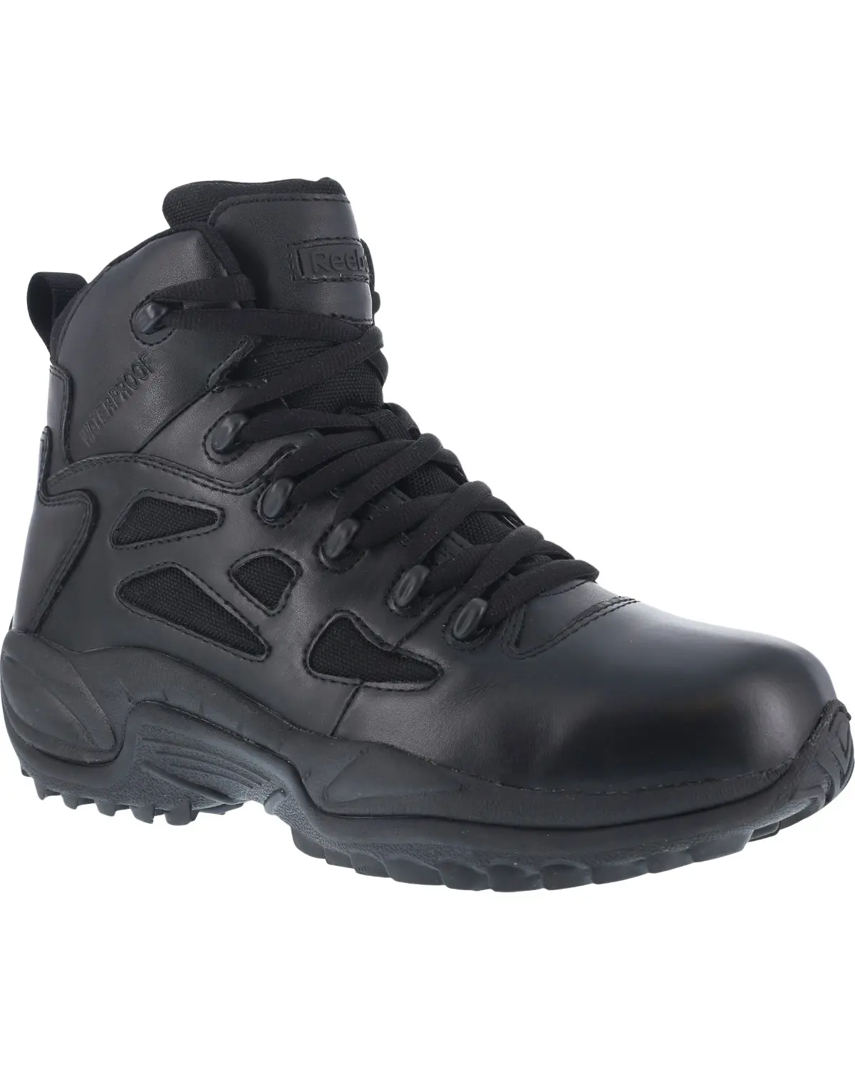 Reebok Men's Men'S Stealth 6" Lace-Up Waterproof Side Zip Work Boot - Rb8688