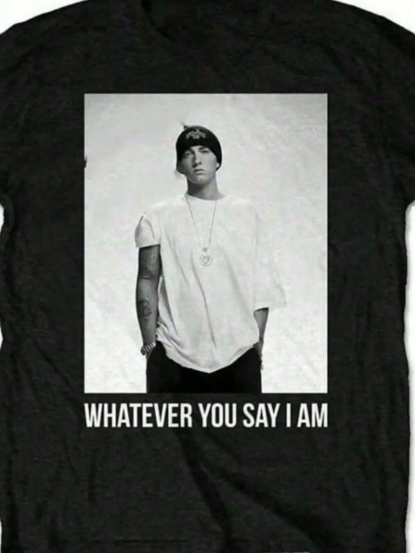 Women's Breathable Cool Summer Eminem Graphic Printed Hip Hop T-Shirt, Casual Fashion Tops for Women