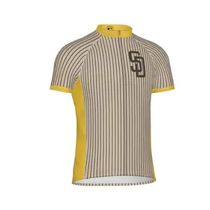 San Diego Padres Striped Men's Sport Cut Jersey