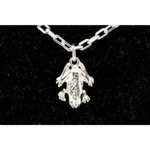 Sterling Silver Frog Pendant