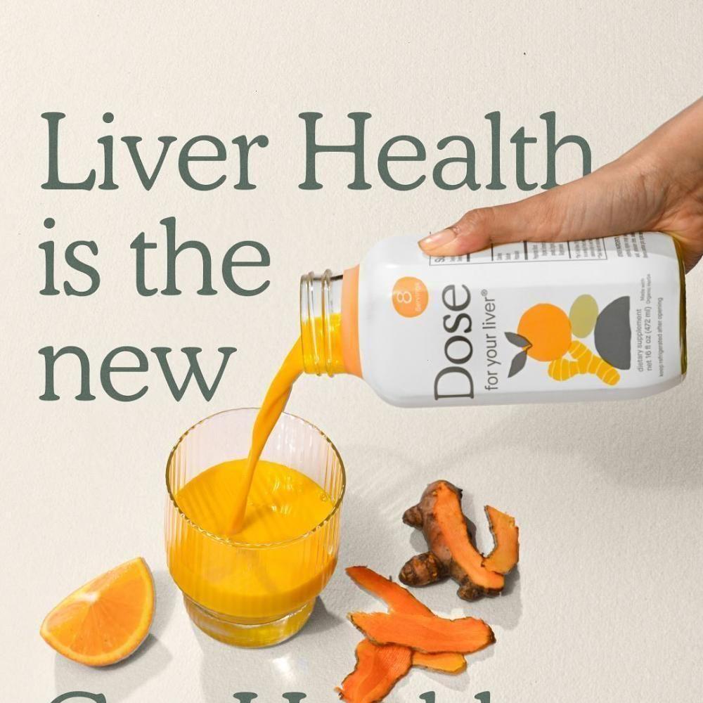 Dose Organic Wellness Shots 2oz – Powerful Liver Support, Turmeric, Milk Thistle & Dandelion Root Blend, USDA Organic