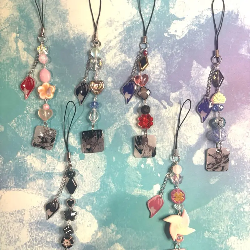 Wizard Characters Phone Charm Keychain Accessories Wizard Characters Phone Charm Keychain Accessories