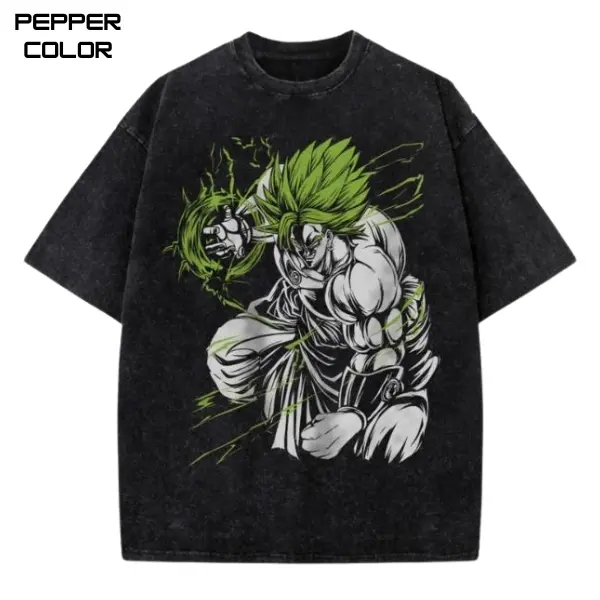 Broly Graphic T-Shirt, DMZ Shirt, Anime Vintage shirt, Crewneck Short Sleeve T-Shirt, Unisex Gift For Menswear Womenswear Casual Streetwear, Trending, All Size