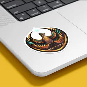 New Mexico Roadrunner Vinyl Sticker, Southwest Inspired State Bird Artwork Highlighting Bold Energy, Cultural Expression And Personal Freedom, Designed For Laptop, Water Bottle And Lifestyle Decor