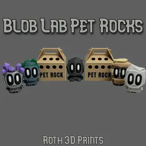 Blob Lab "Pet Rock" Figurines