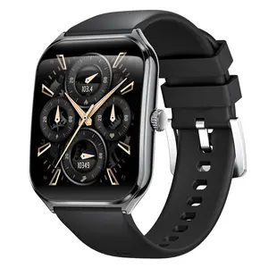 1.96' Amoled Screen Smart Watches Waterproof 3D Dynamic Dial Music Blue Tooth Call Smartwatch Men Women Sleep Health Monitoring Bluetooth Clock Wearable Custom Magnetic Usb 6 in 1 smartwatch kit