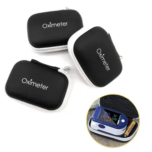 Portable Blood Oxygen Meter Case, Waterproof Pulse Oximeter Storage Box, Hard Eva Carrying Bag for Easy Transport, Durable Pouch, Travel Organization Pouch