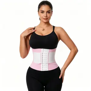 Women's Double Layer Compression Waist Trainer Belt with Multi-Row Adjustable Hooks | Perfect for Fitness Training, Postpartum Recovery & Daily Shapewear