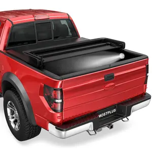5.5FT Tri-Fold Soft Tonneau Cover For 2015-2026 Ford F150 Styleside Truck Bed