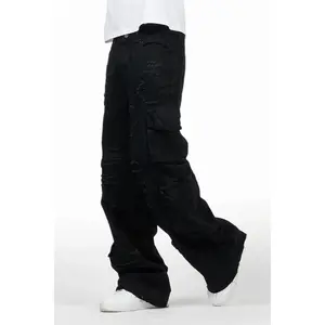 Peppe Black Baggy Fit Jean