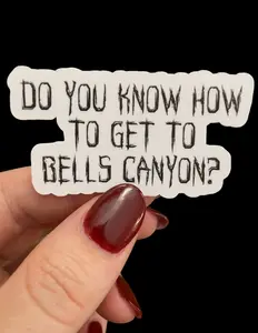 bells canyon Mr. Ballen sticker