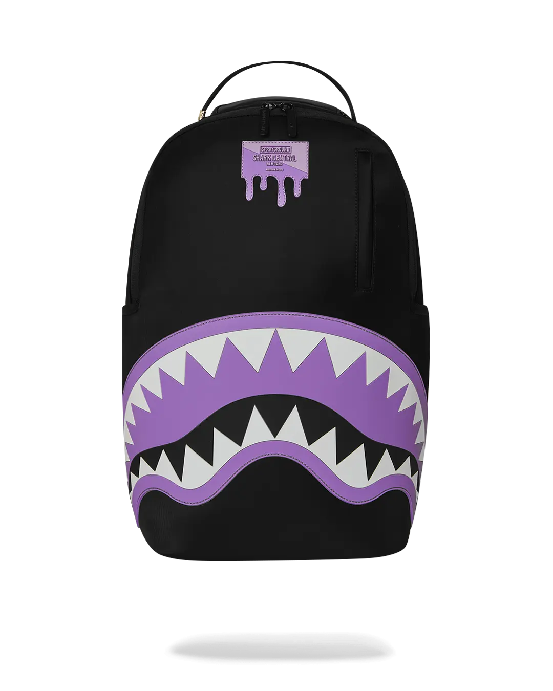 SPRAYGROUND  SHARK CENTRAL PASSPORT PURPLE BACKPACK