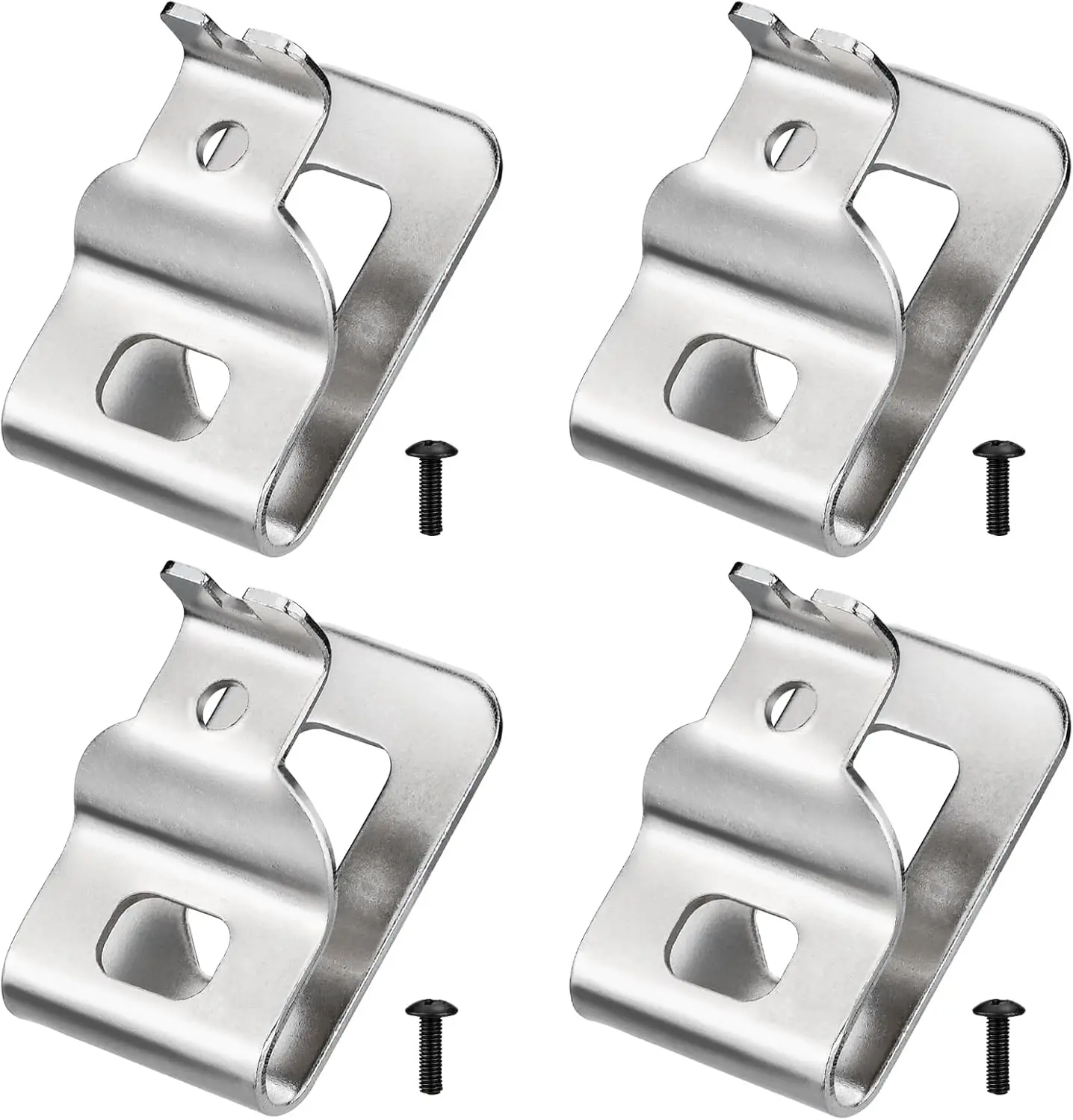 Belt Clips for , 4 count 304 Stainless Steel Drill Clips Tool Hooks with Screws for N268241 N086039 Compatible with 20V Power Tools for DCD980 DCD980L2 DCD985L2 DCD985