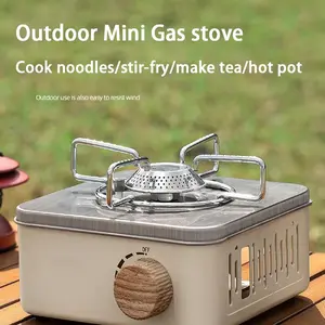 2800W High Firepower Portable Cassette Furnace Camping Electronic Ignition Gas Stove Outdoor Gas Burner Picnic Camp Equipment