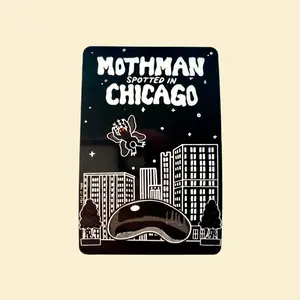 Mothman Spotted in Chicago Souvenir Magnet