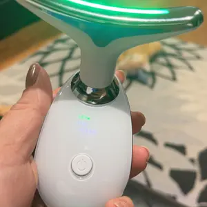 Product Review of Neck Massager, Facial and Neck Massage Tool, Suitable for Facial, Neck, and Leg Massage, for Women and Men, Facial Beauty Instrument from V**e