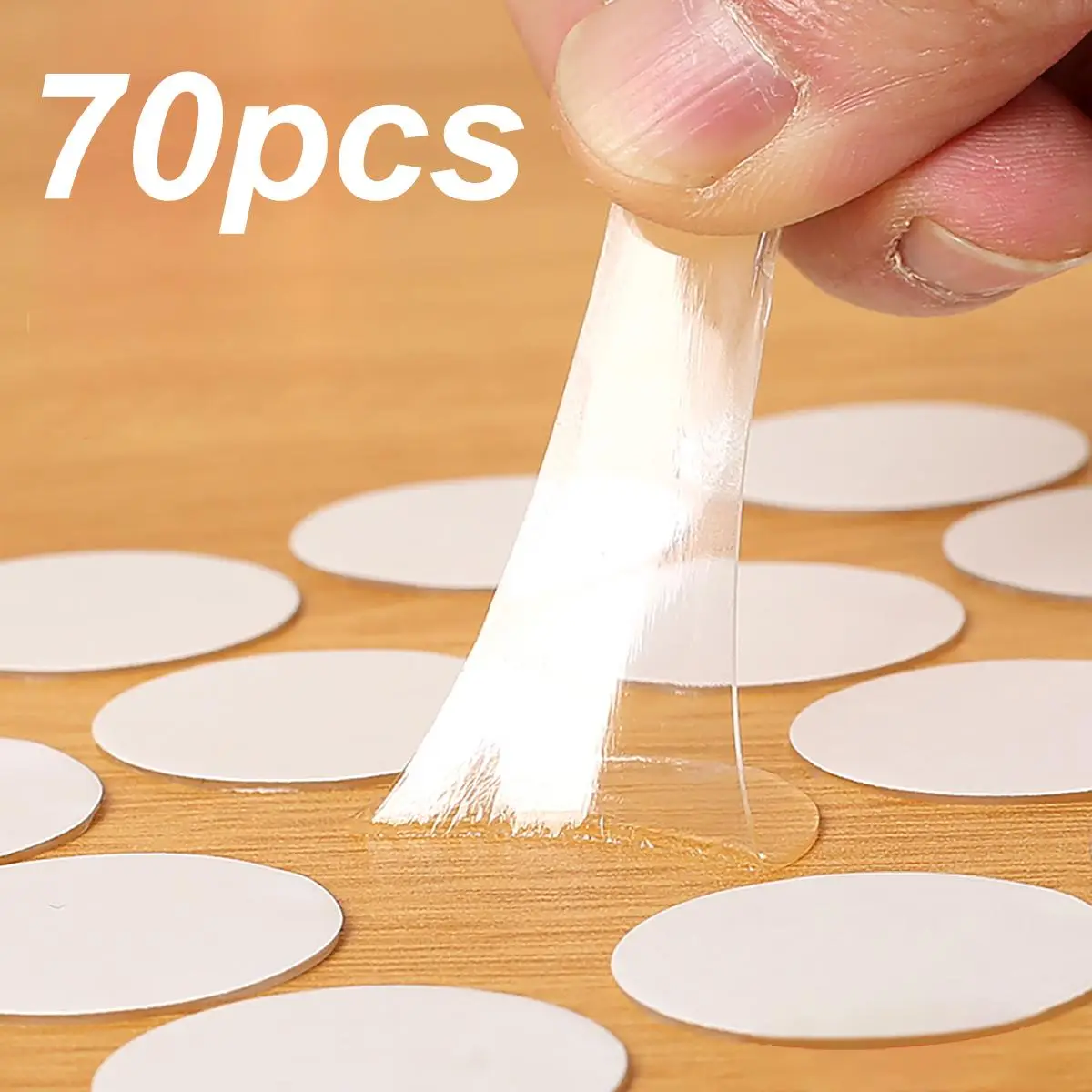 Double Sided Dot Sticker, Removable Round Clear Sticky Tack, No Trace Sticky Putty, Decorating Waterproof Small Stickers for Festival Decoration