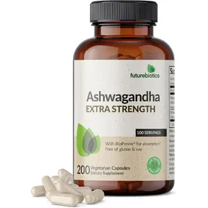 Ashwagandha 150MG Capsules - 200 Capsules Fitness Edible Supplement Healthcare