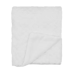 EVERYDAY KIDS Grey Baby Fleece Blanket - 30" by 40" - Super Soft, Plush, Warm and Comfortable