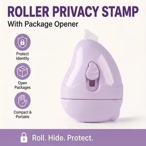 2-in-1 Roller Privacy Stamp & Package Opener!  Protect your identity & open boxes safely! This Tiktok find is a must-have!