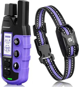 【NewYear2026】Rechargeable Dog Training Collar: 3300ft Remote, 3 Modes (Beep/Vibrate/Safe Shock) for 5-120lbs Dogs, Waterproof