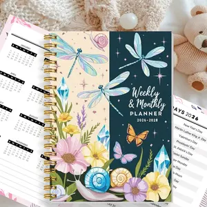 1-Binder Compact Portable Planner: 3-Year Monthly & Weekly Planner (2026-2028), Annual Calendar, to-Do Lists & Holiday Tracker - Planner Notebook for Women, Teachers, Students, Office & Organization