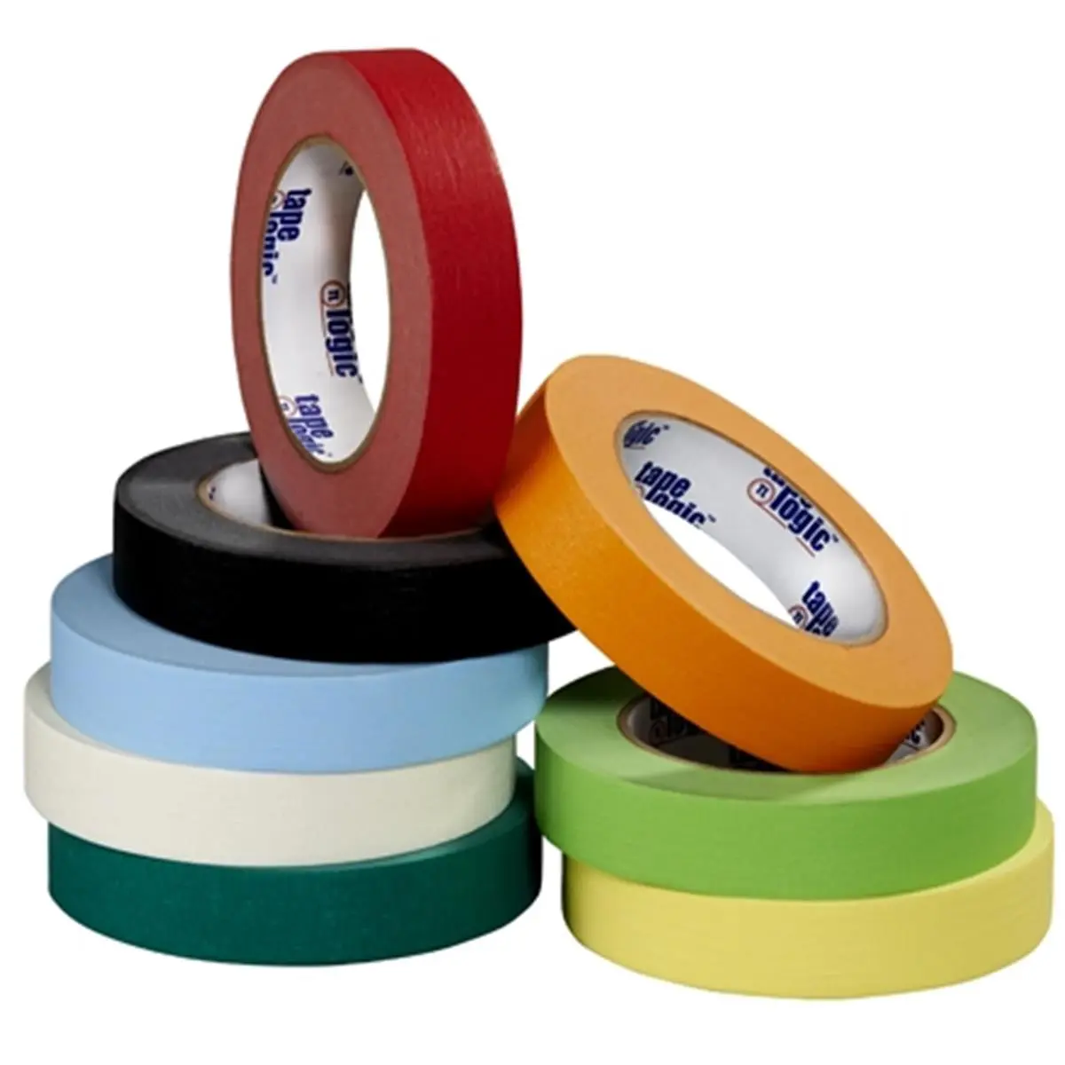 Tape Logic  0.25 in. x 60 yards Light Green Masking Tape - Pack of 12