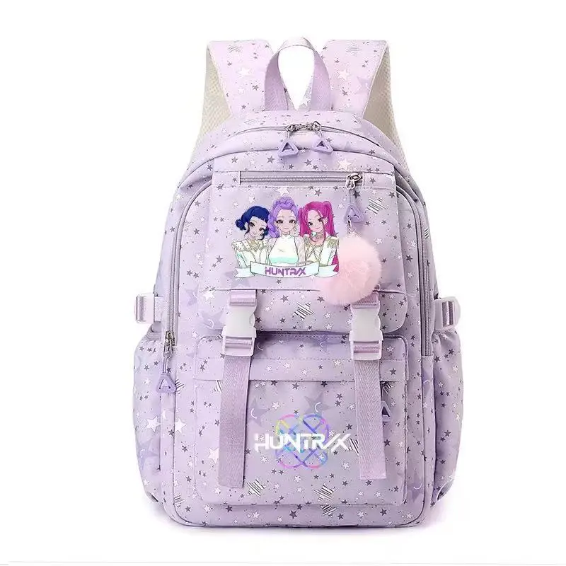 New K-Pop "Demon Hunter" Style Backpack – School-Ready, Collegiate-Look Rucksack for Elementary Students & Travel – Summer Sale Deals