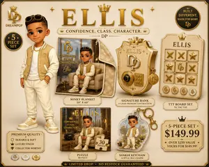 Ellis “Confidence. Class. Character.” Luxe Set