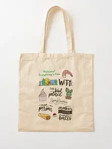 Sale up to 50%, Limited flash Deal, The Good Place TV Show Art Cotton Tote Bag