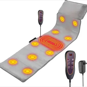 Full-body massage cushion, equipped with an electric vibration massage cushion, a back massager, 9 massage modes and 9 intensity adjustments, waist heating function. Suitable for women, men, and home office use. Also can be given as a gift.