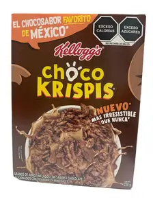 Kellogg’s Choco Krispis 7.76 oz (220 g) - Chocolate Flavored Puff Rice Cereal – Mexican Chocolate Rice Cereal