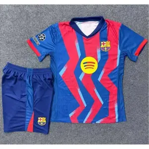 FC Barcelona Style Soccer Jersey 2025/2026 Football Kit Cup Competition Edition Premium Polyester Fabric Authentic Match Fit Breathable Moisture-Wicking for Fans and Players
