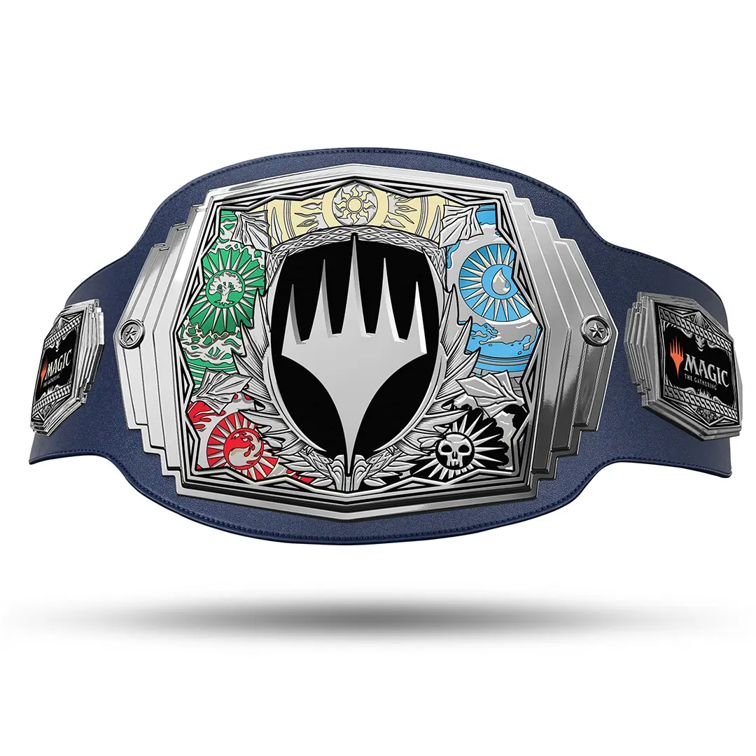 Blue Leather / Silver Metal