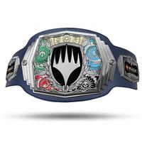 Blue Leather / Silver Metal